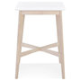Voir la diapositive 2 : Paris Prix Table de Bar Scandinave  Hakido  105cm Blanc