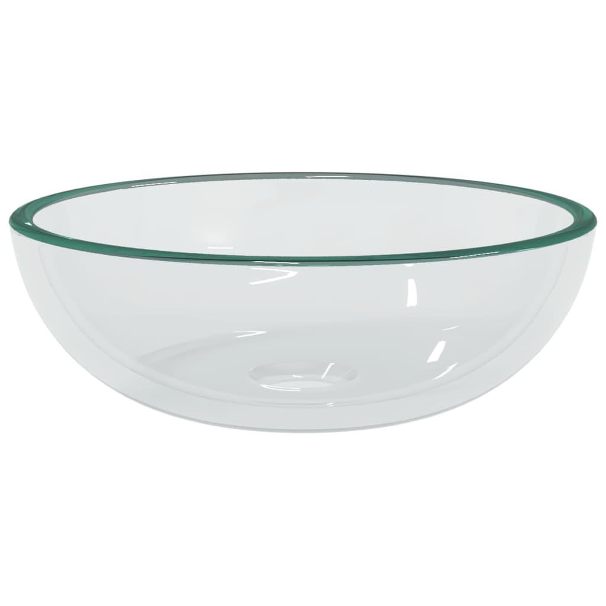 Voir la diapositive 2 : VIDAXL Lavabo Verre trempe 35x12 cm Transparent