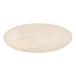 SECRET DE GOURMET Assiette de Présentation en Bois  Ward  30cm Beige