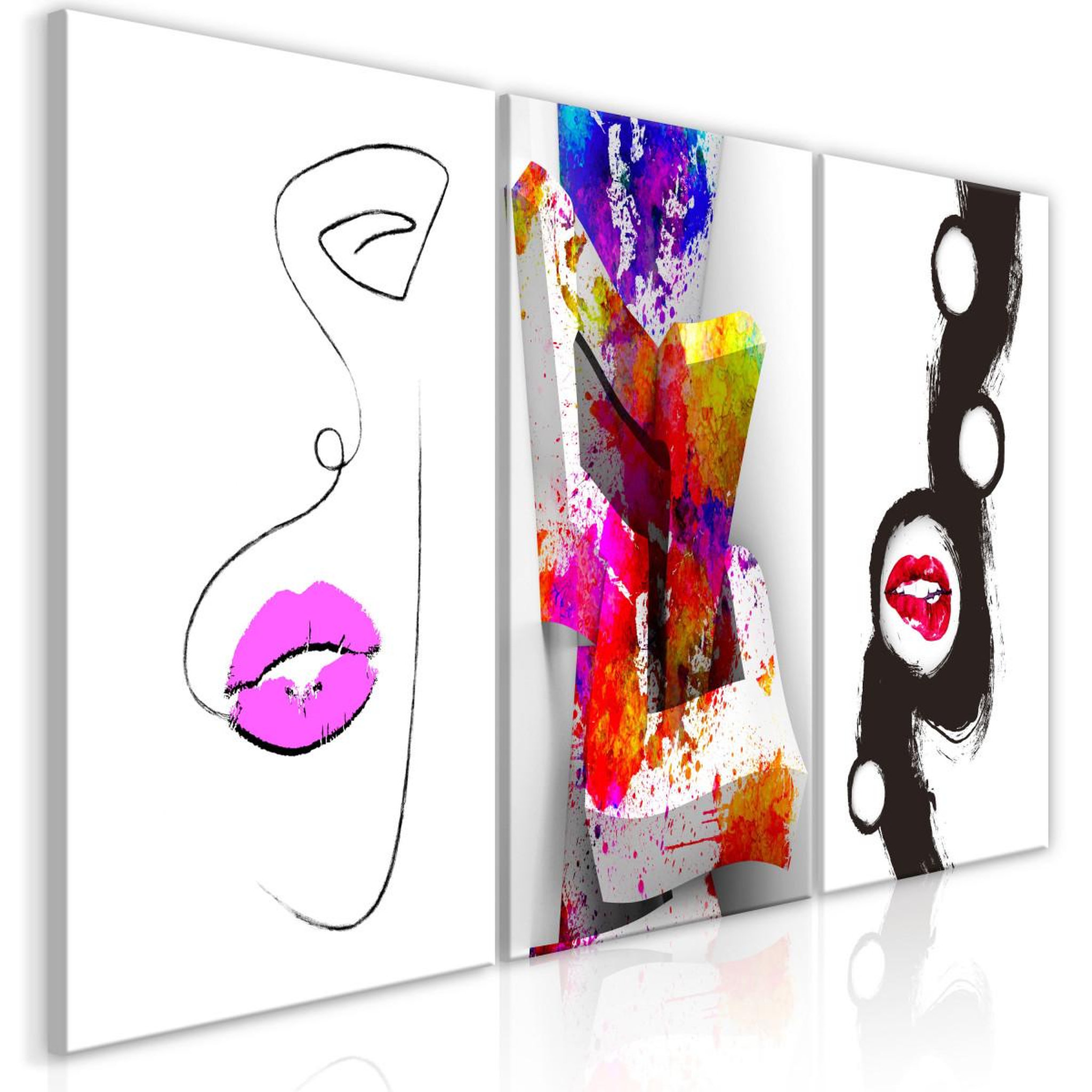 Paris Prix Tableau imprimé  abstract collection. Coloris disponibles : Multicolore