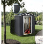 Voir la diapositive 2 : Habitat et Jardin Abri de jardin métal -  Vegas  - 5.29 m² avec panneaux solaires - Gris