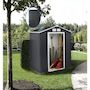 Voir la diapositive 2 : Habitat et Jardin Abri de jardin métal -  Vegas  - 5.29 m² avec panneaux solaires - Gris