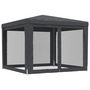 Voir la diapositive 5 : VIDAXL Tente de fete avec 4 parois laterales en maille Anthracite 3x3m