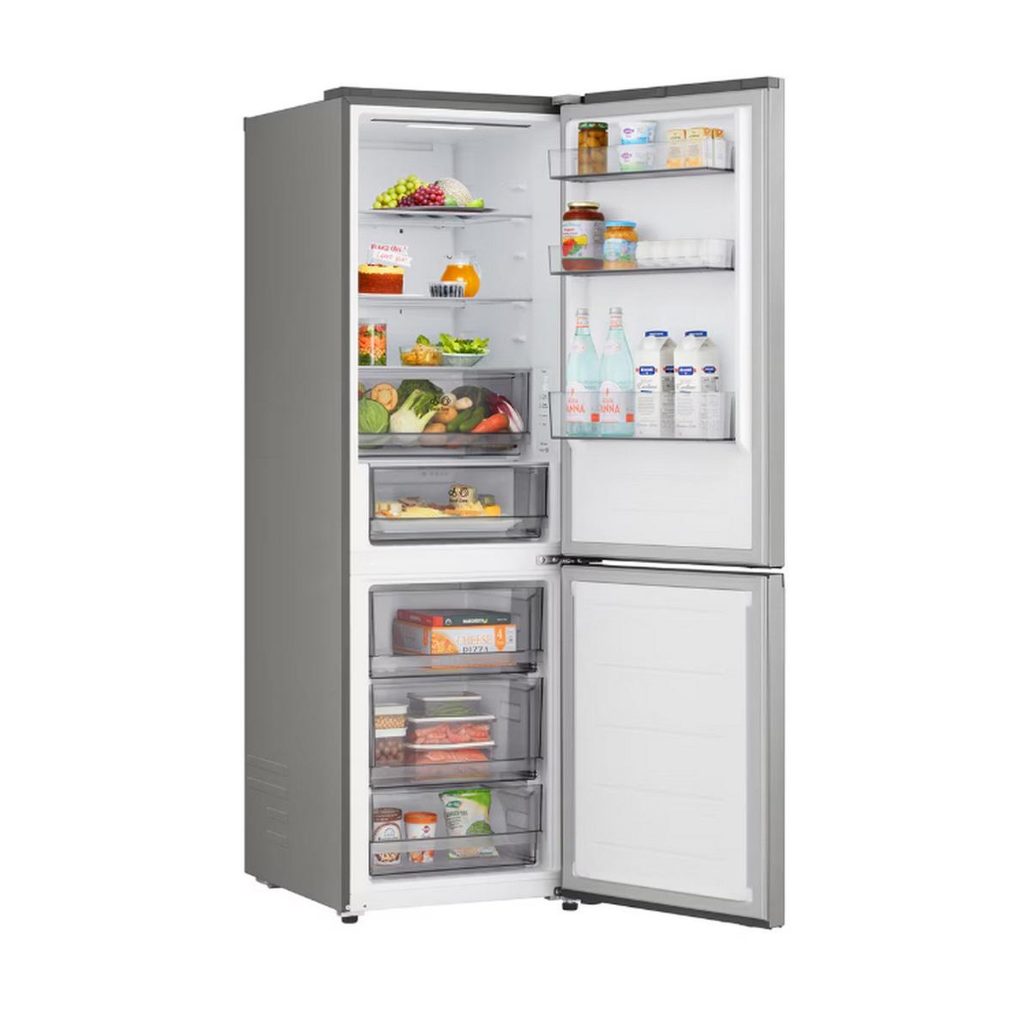 Voir la diapositive 4 : LG Réfrigérateur combiné 60cm 333l nofrost silver - gbbsj10dpy