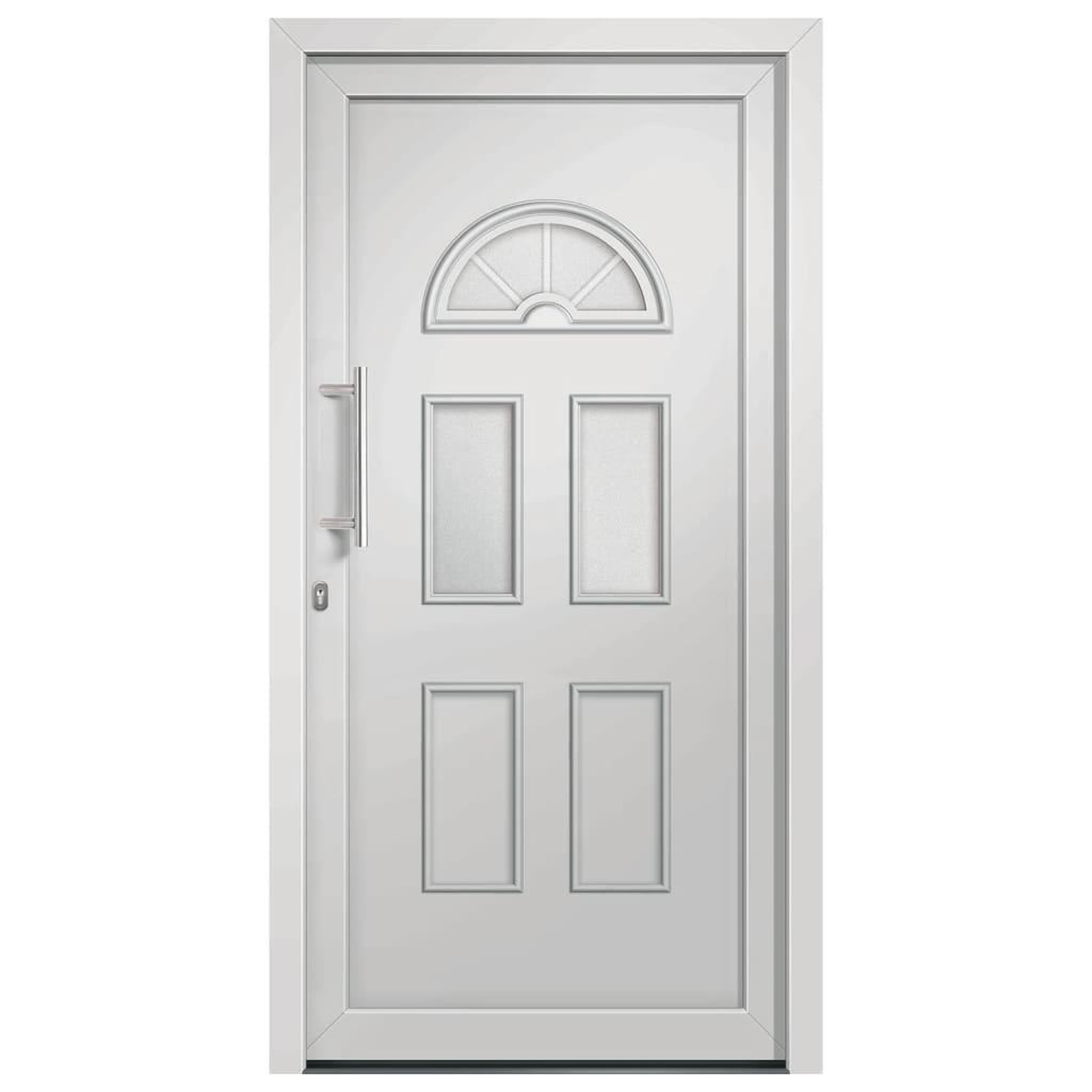 Voir la diapositive 3 : VIDAXL Porte d'entree Blanc 98x198 cm