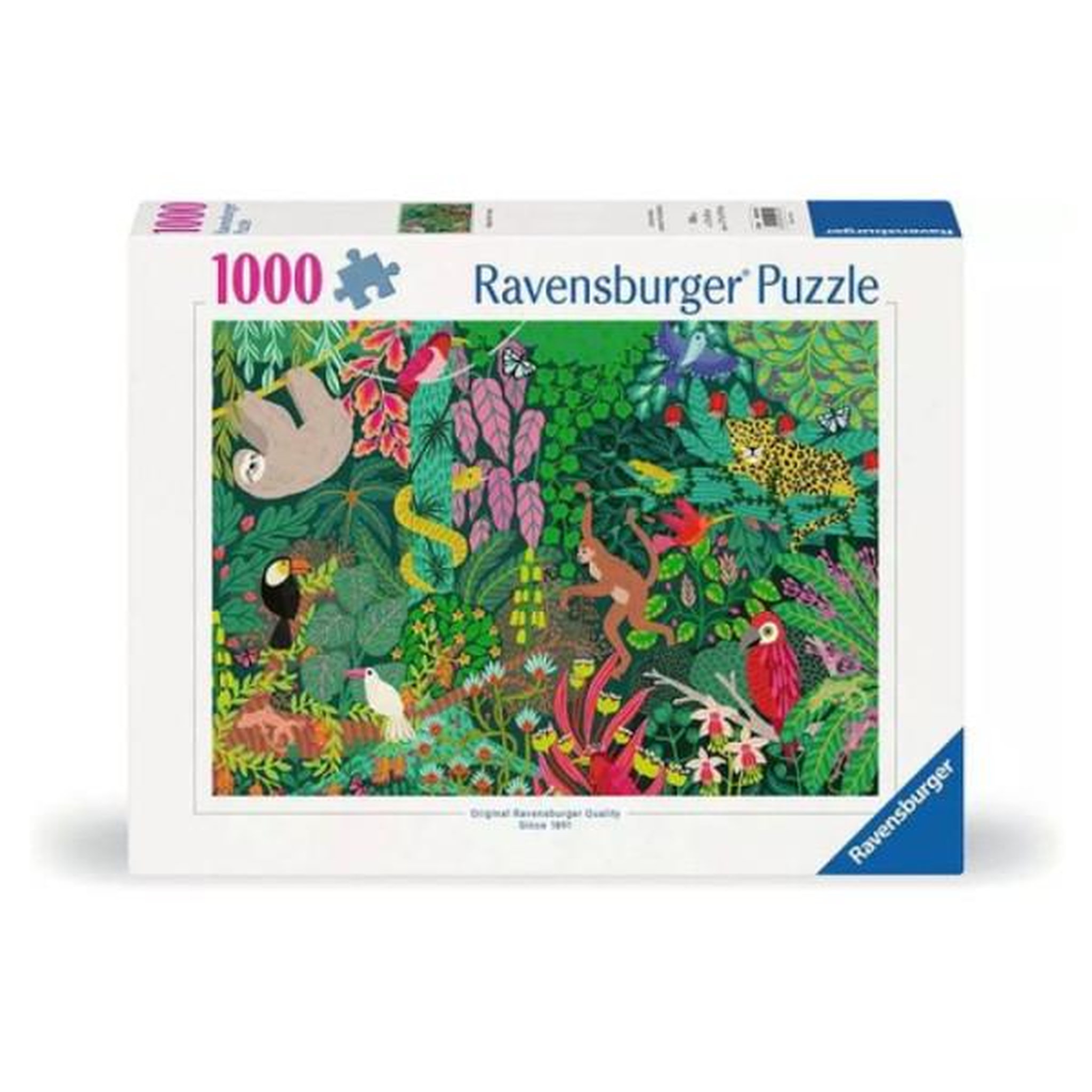 RAVENSBURGER Puzzle 1000 pieces - ravensburger - foret tropicale magique - paysage et nature - mixte - intérieur