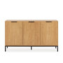 Voir la diapositive 4 : VS VENTA-STOCK Buffet Monica 3 portes couleur bois