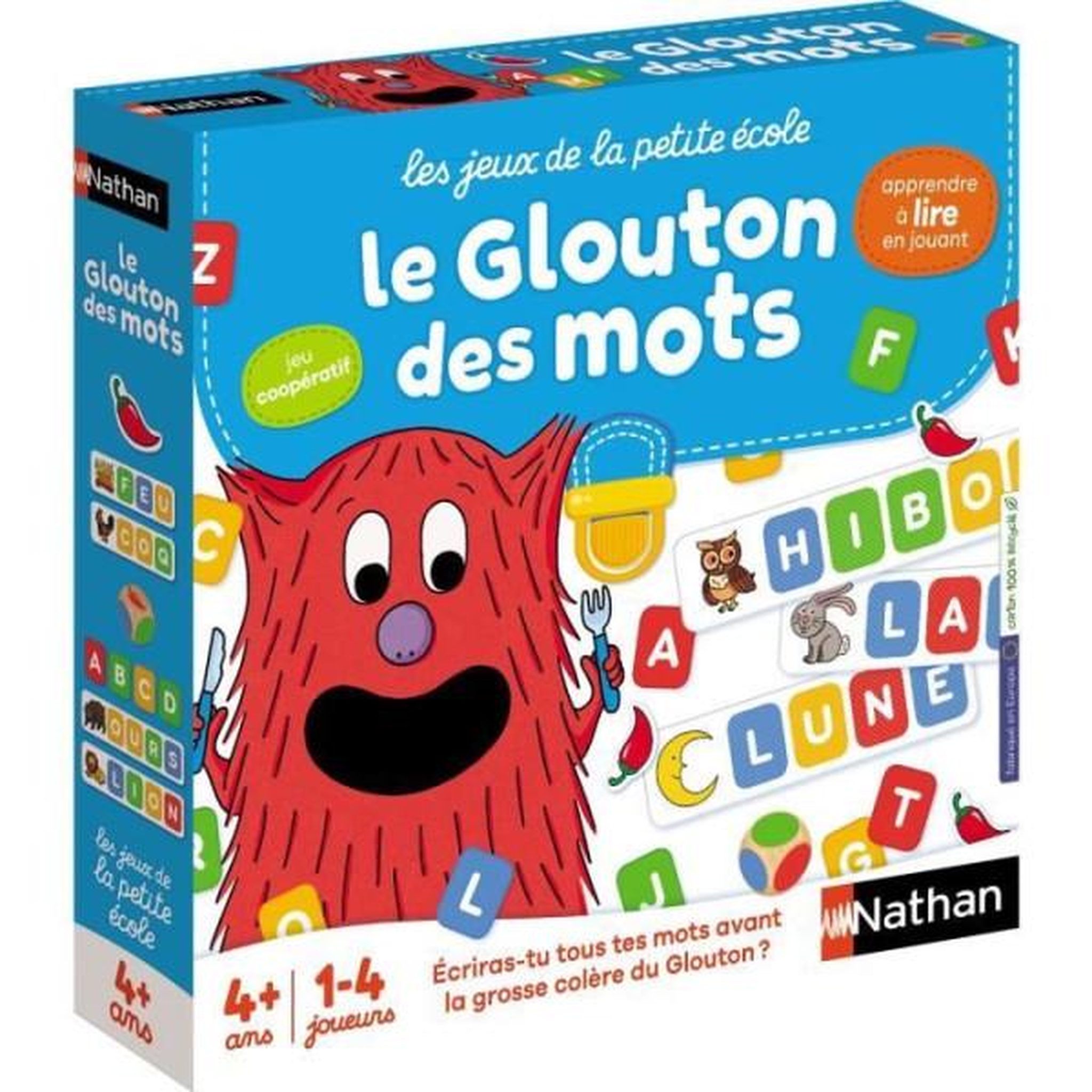Nathan Le glouton des mots - Jeu des société - NATHAN - Des 4 ans