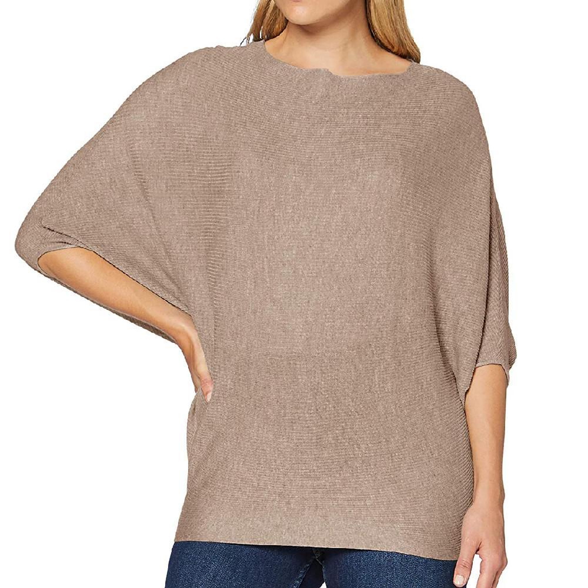 JACQUELINE DE YONG Pull Beige manches 3/4 Femme JDY New Behave. Coloris disponibles : Beige