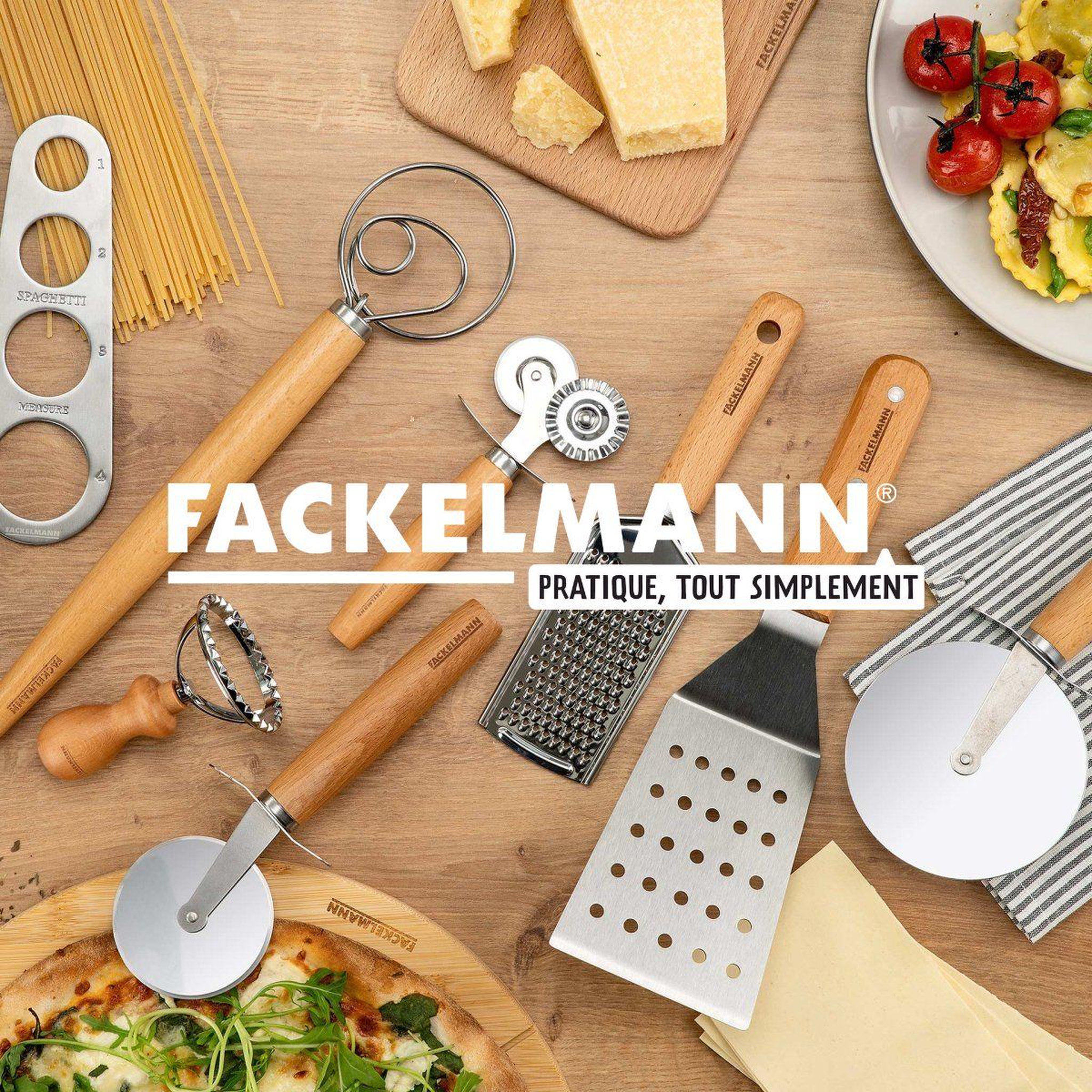 Voir la diapositive 6 : Fackelmann Ensemble de 2 ecumoires fackelmann 32 cm en inox elemental