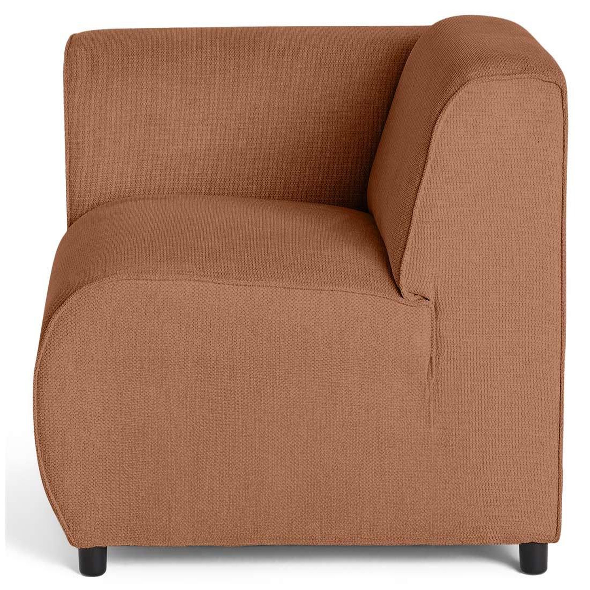 Voir la diapositive 6 : LISA DESIGN Suaro - module d'assise d'angle gauche en tissu texturé