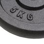 Voir la diapositive 5 : VIDAXL Plaque de poids 4 pcs 2 x 10 kg + 2 x 5 kg Fonte
