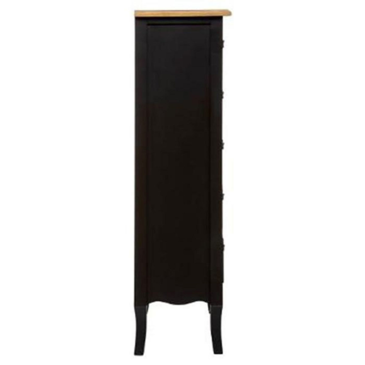 ATMOSPHERA Chiffonnier 5 Tiroirs  Chrysa  113cm Noir
