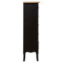 Voir la diapositive 5 : ATMOSPHERA Chiffonnier 5 Tiroirs  Chrysa  113cm Noir