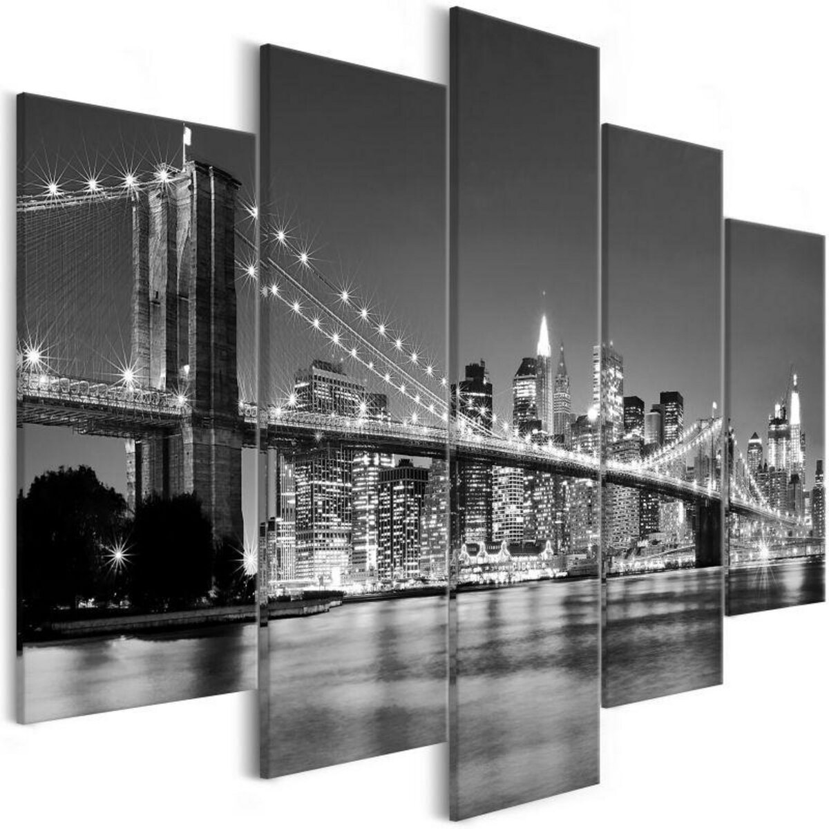 Paris Prix Tableau  Dream About New York 5 Panneaux Wide  100x225cm