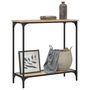 Voir la diapositive 3 : VIDAXL Table console chene sonoma 75x30,5x75 cm bois d'ingenierie