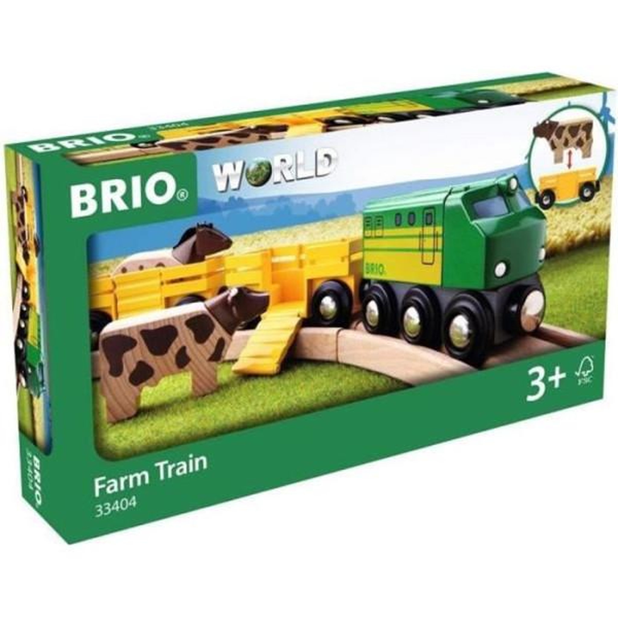 Brio Train des animaux de la ferme - brio - circuit en bois - ravensburger - mixte des 3 ans