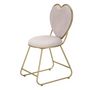 Voir la diapositive 3 : Paris Prix Chaise Design Coeur  Heart  80cm Rose & Or
