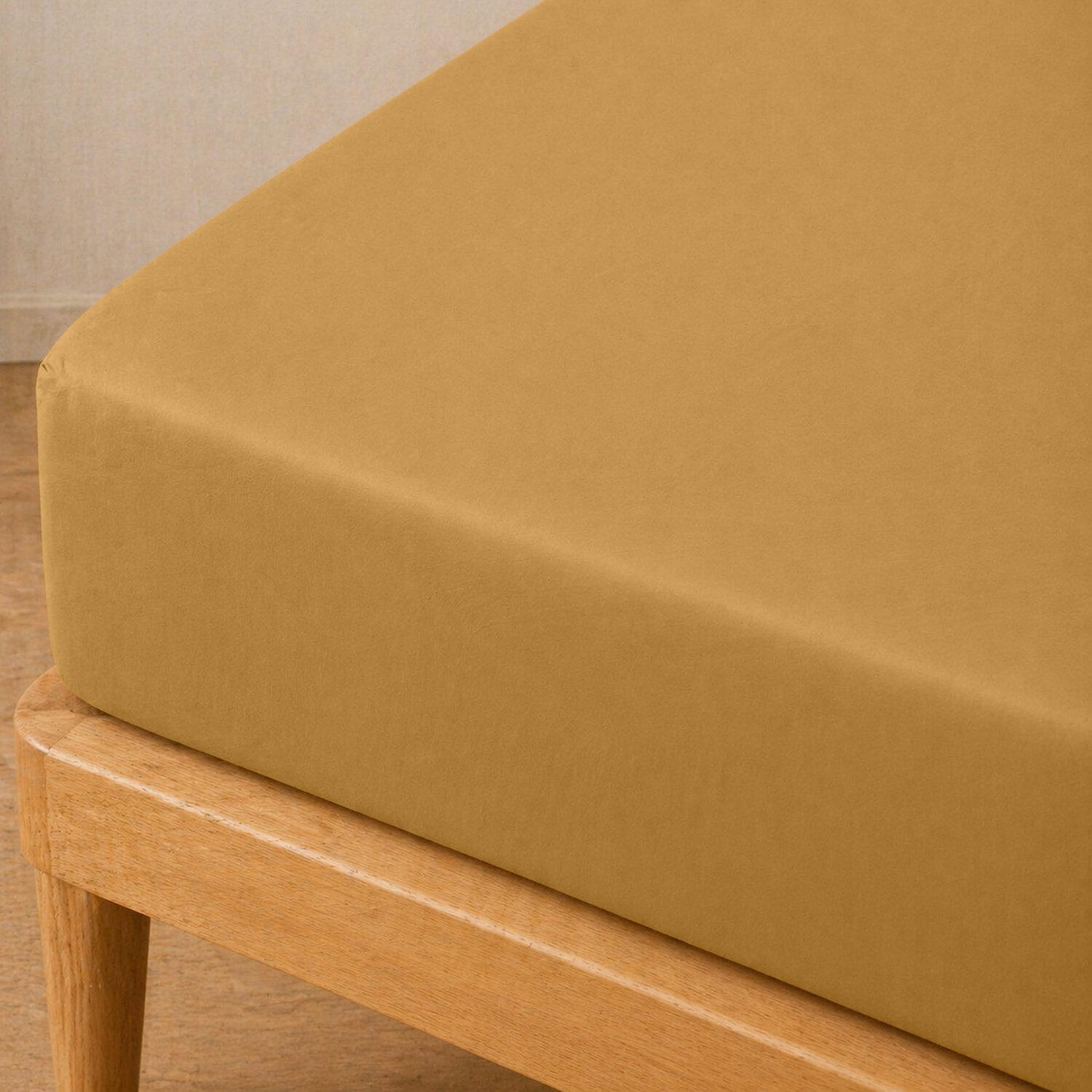 Voir la diapositive 2 : ATELIER DU COTON Parure de drap et drap housse coton 57fils unie