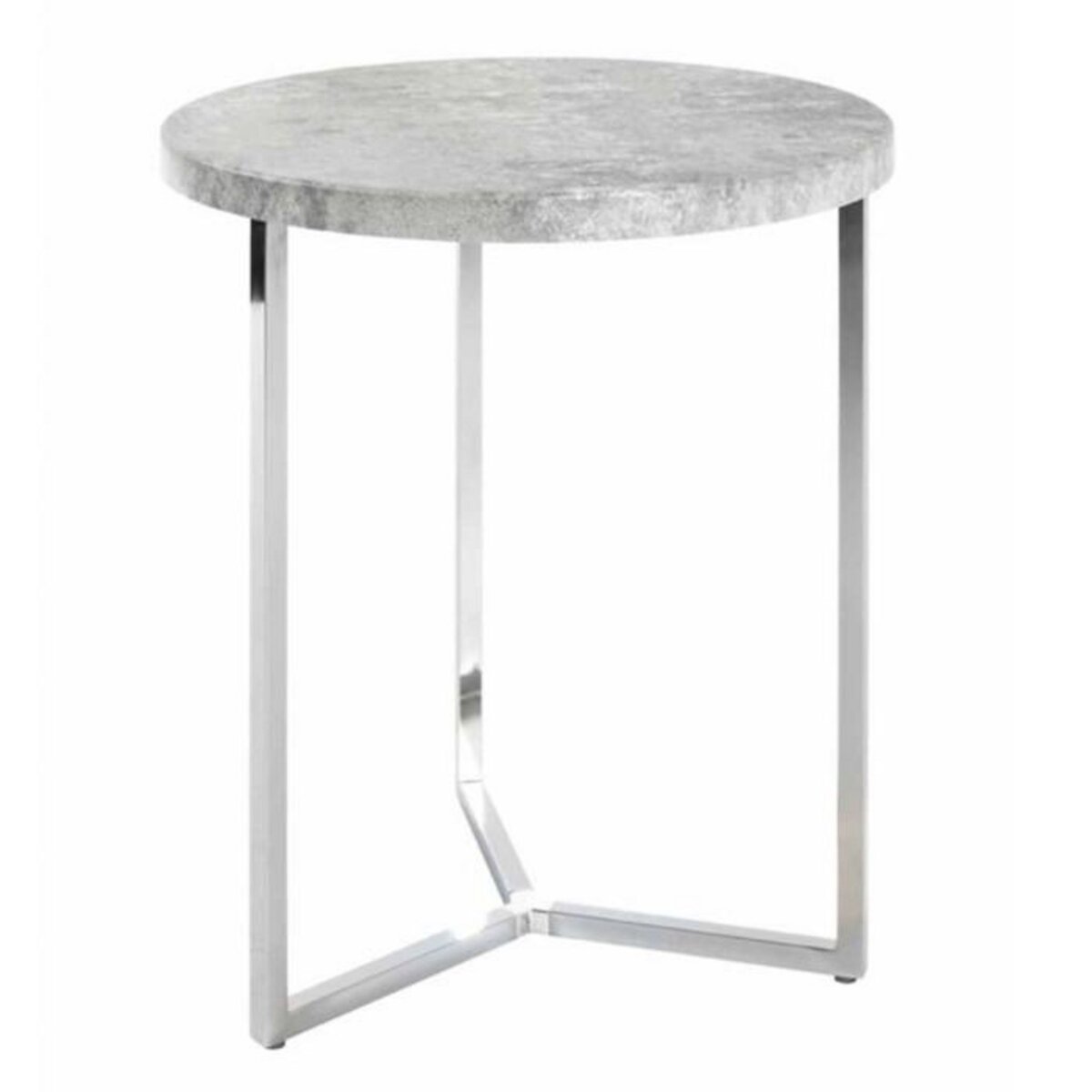 Paris Prix Table d'Appoint Effet Béton  Miguel  54cm Gris
