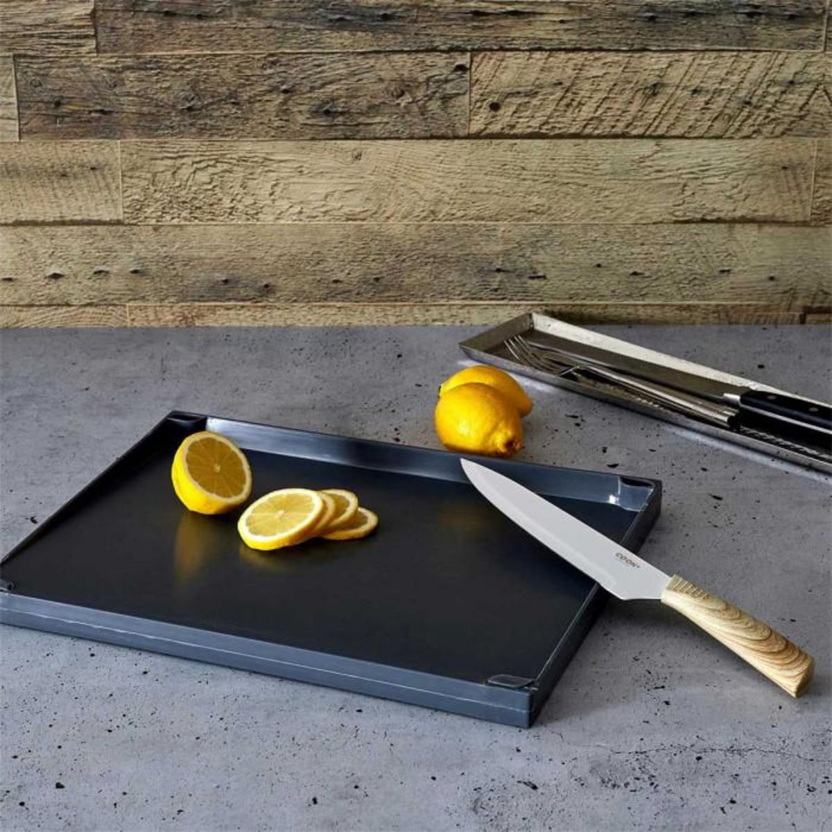 Paris Prix Couteau Chef  Anti-Adhésif  33cm Naturel