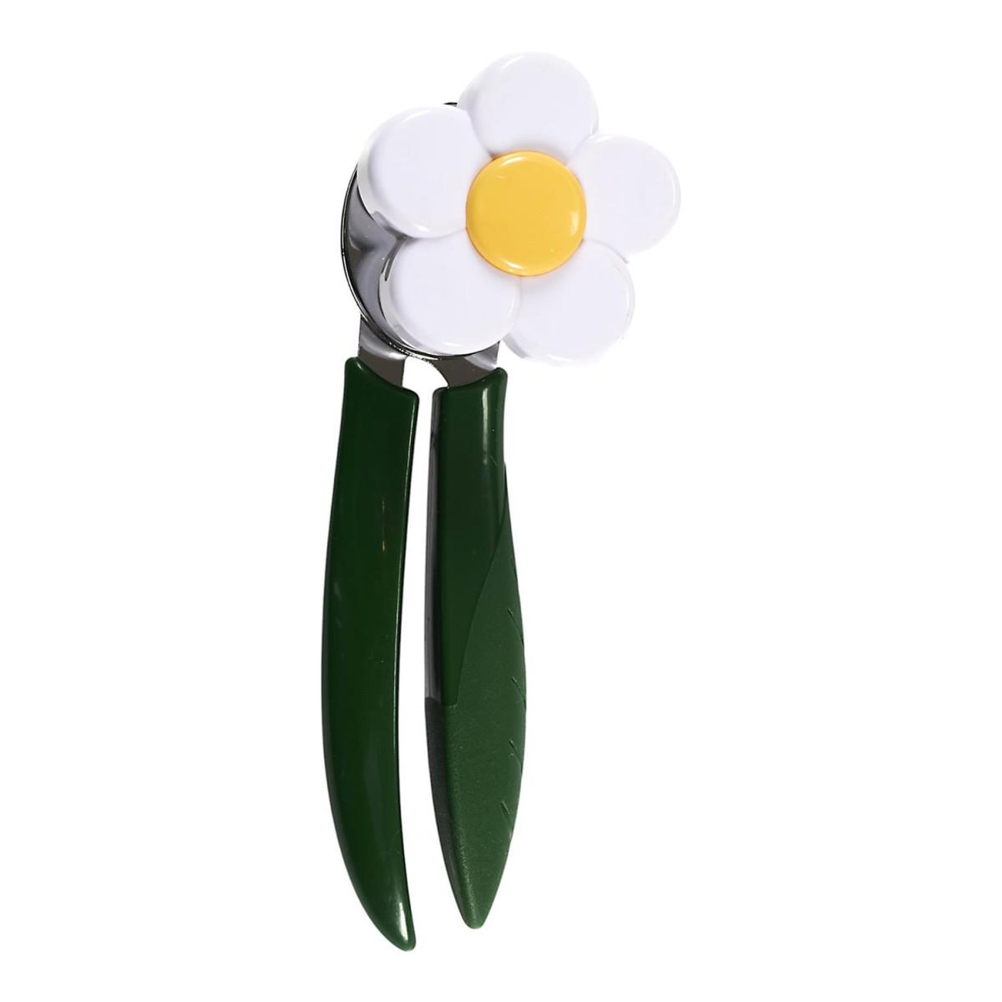 COOK CONCEPT Ouvre boîte design  floral  19cm vert