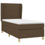 Voir la diapositive 3 : VIDAXL Sommier a lattes de lit avec matelas Marron fonce 80x200 cm