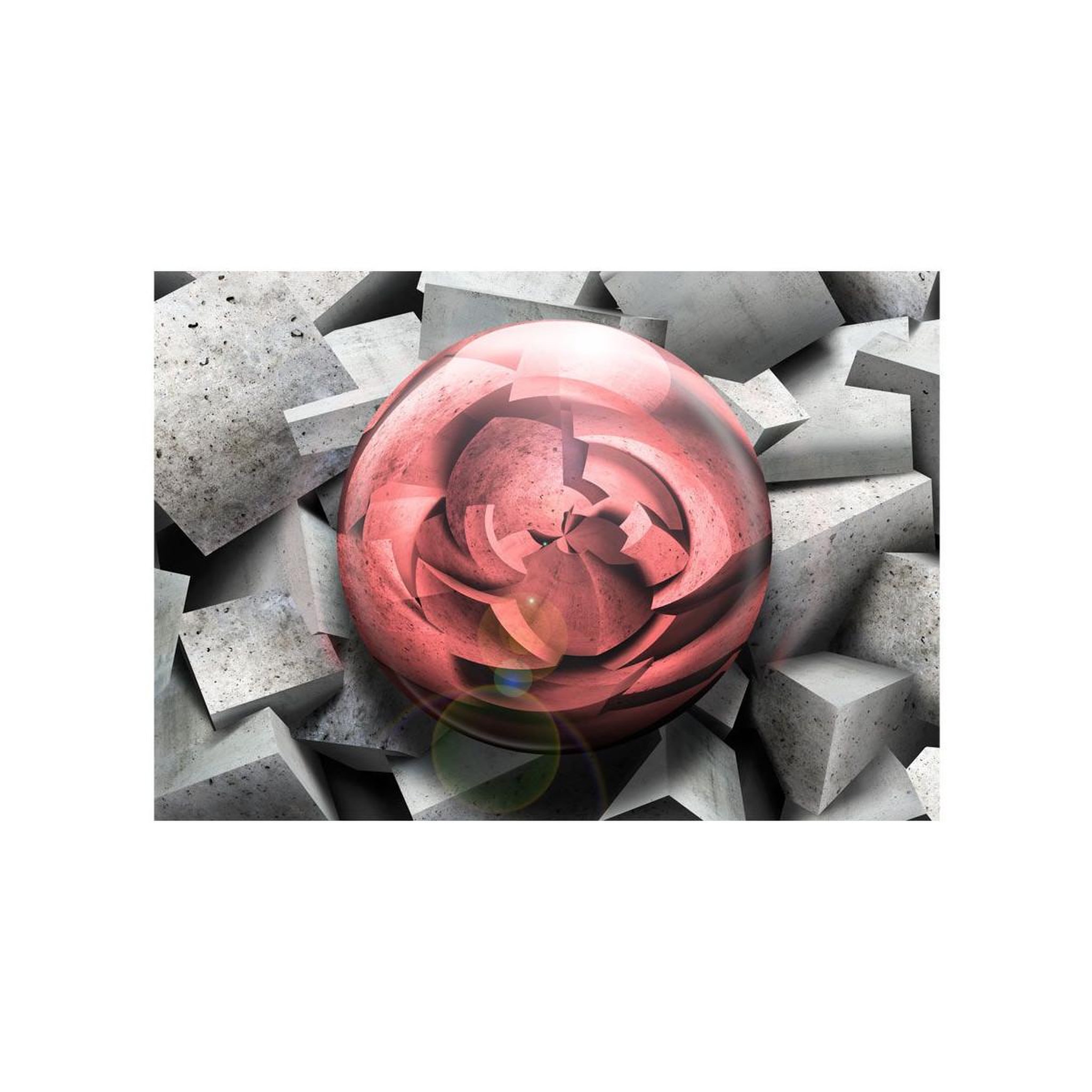 Voir la diapositive 2 : Paris Prix Papier peint  rose de pierre