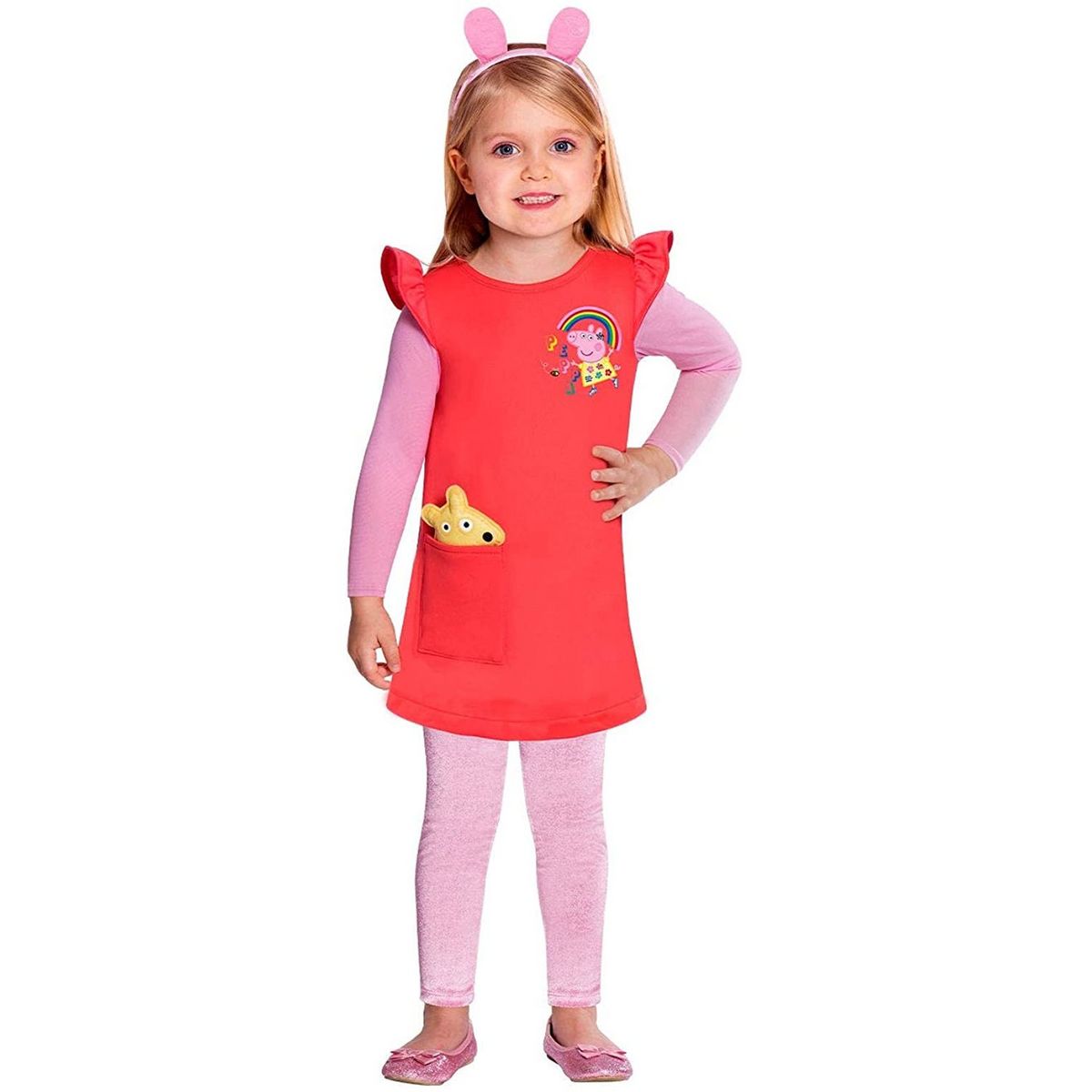 AMSCAN Déguisement robe Peppa Pig 2/3 ans