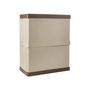 Voir la diapositive 5 : ART PLAST Armoire de Rangement Garage Atelier - Armoire basse 2 portes et 1 étagère Réglable Polypropylène 70 x 39 x 85.5cm Charge 20 kg