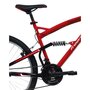 Voir la diapositive 3 : FREERIDER Vélo VTT 26'' - Modèle Tout Suspendu Freerider  - Cadre Acier - 18 Vitesses - Dérailleur arrière Shimano TY21 - Freins V-Brake - Fourche télescopique