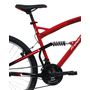 Voir la diapositive 3 : FREERIDER Vélo VTT 26'' - Modèle Tout Suspendu Freerider  - Cadre Acier - 18 Vitesses - Dérailleur arrière Shimano TY21 - Freins V-Brake - Fourche télescopique