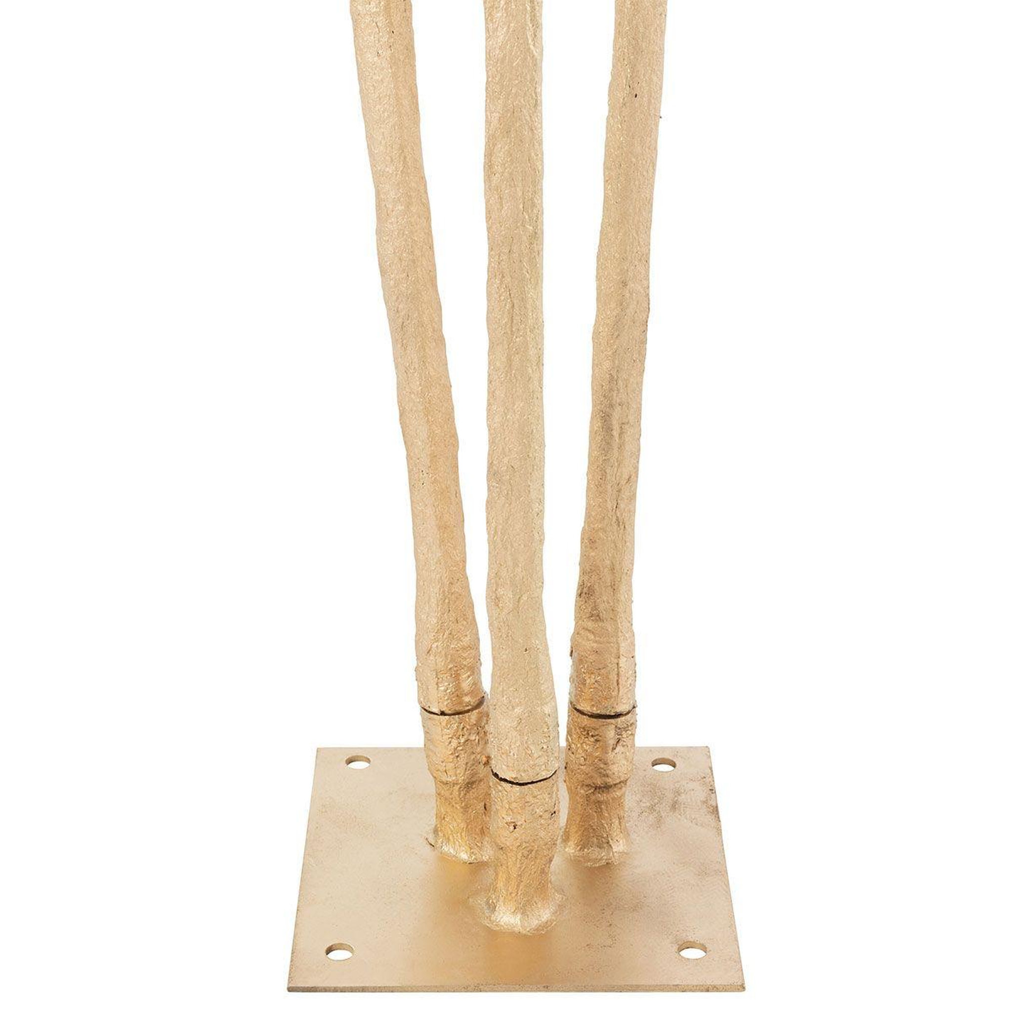 Voir la diapositive 2 : J-LINE Arbre déco en métal  3 troncs  240cm or