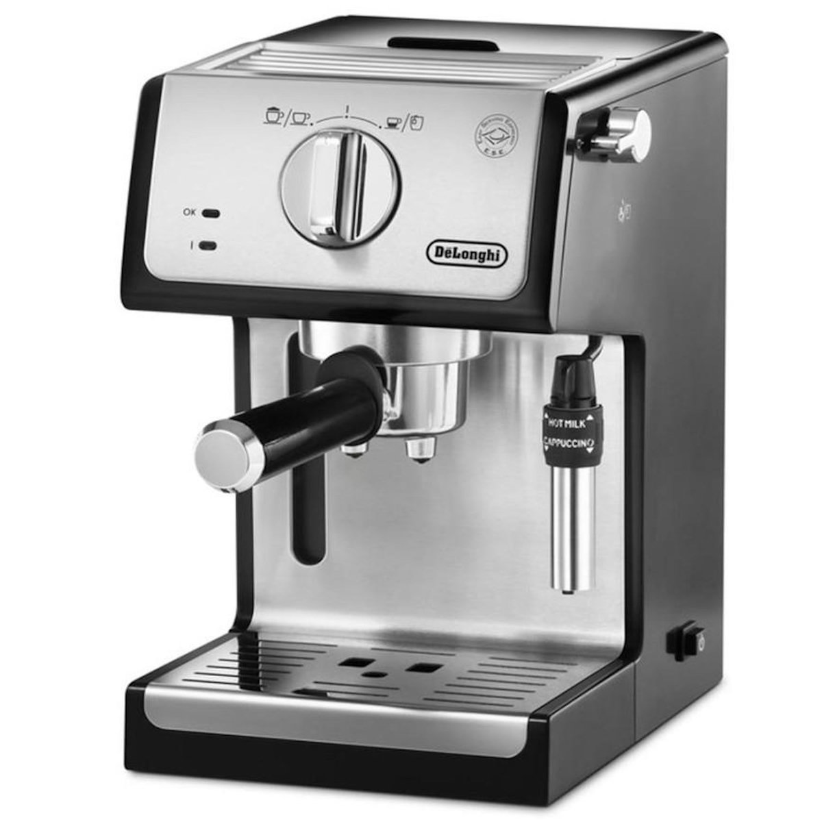 DELONGHI Machine à espresso 15 bars noir/métal - ecp 35.31