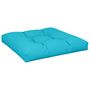 Voir la diapositive 4 : VIDAXL Coussin de palette turquoise 80x80x12 cm tissu