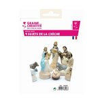 Graine créative 9 moules en latex Santons - Crèche de Noël