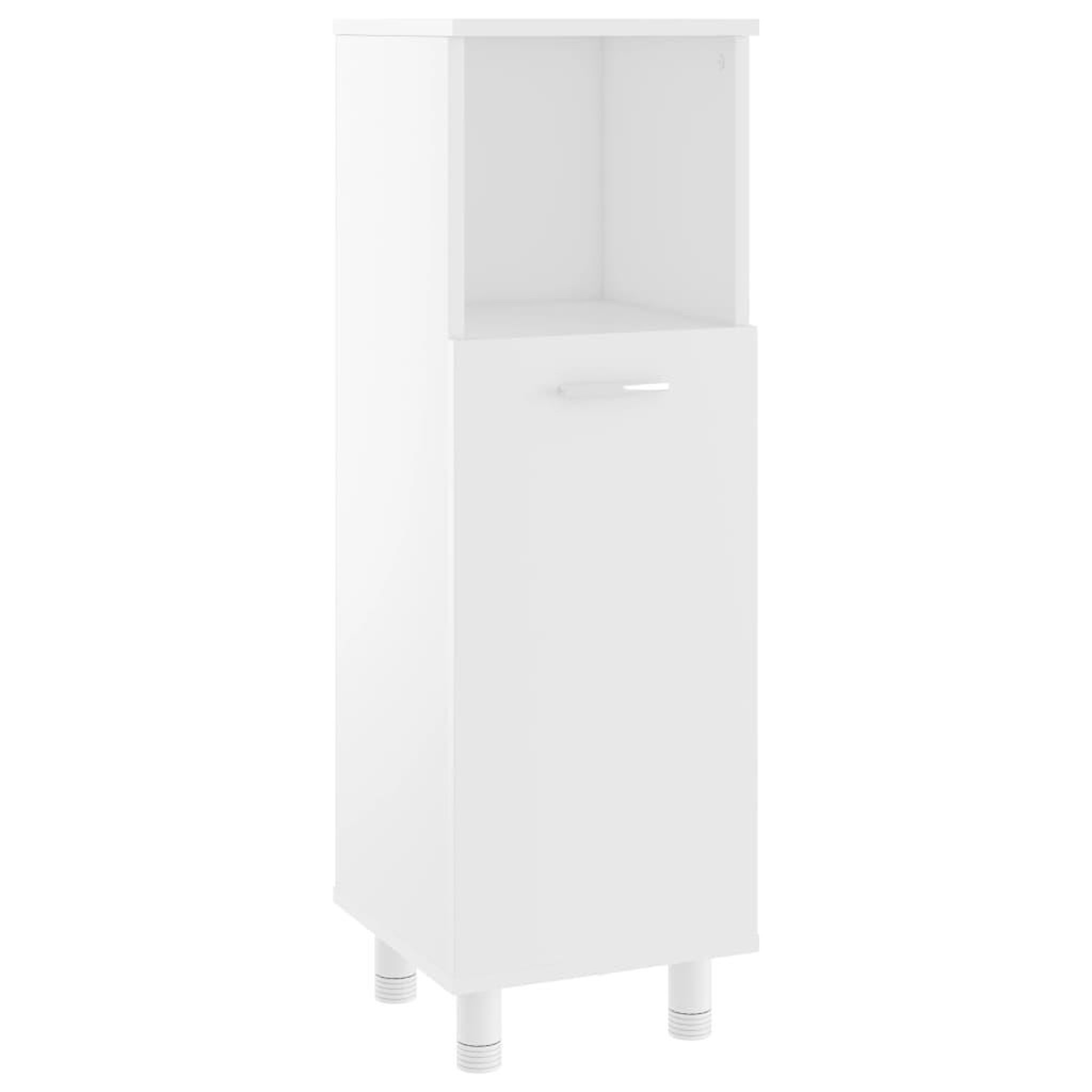 Voir la diapositive 2 : VIDAXL Armoire de salle de bain Blanc 30x30x95 cm Bois d'ingenierie