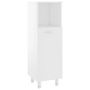 Voir la diapositive 2 : VIDAXL Armoire de salle de bain Blanc 30x30x95 cm Bois d'ingenierie