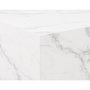 Voir la diapositive 4 : LISA DESIGN Pueblo - lot de 2 tables basses - effet marbre blanc - 58 et 50 cm