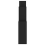 Voir la diapositive 4 : VIDAXL Etagere murale cube Noir 80x15x78,5 cm Bois d'ingenierie