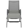 Voir la diapositive 3 : VIDAXL Chaises longues lot de 2 avec table Textilene et acier