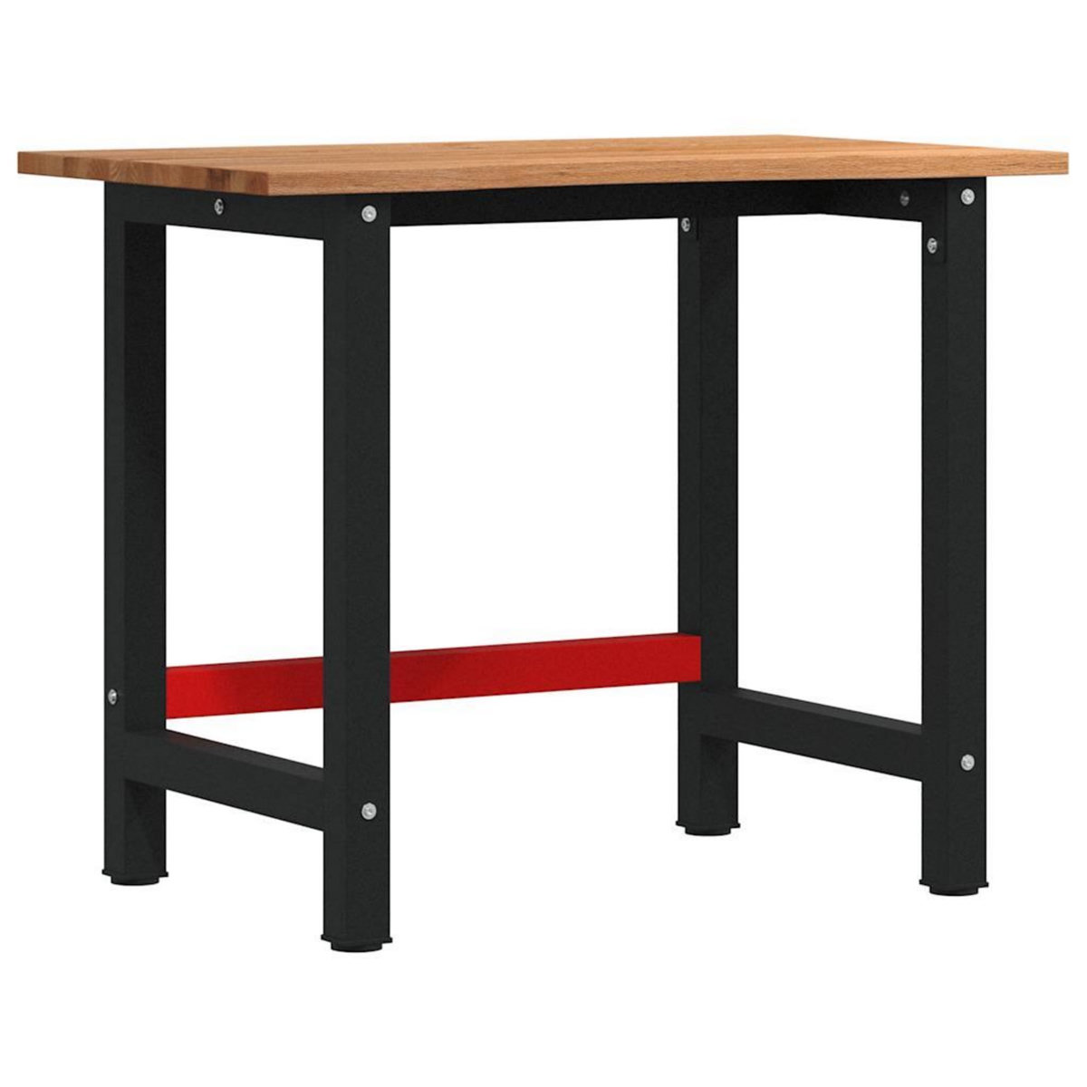 VIDAXL Etabli marron clair 100x60x81,5 cm bois de chene massif