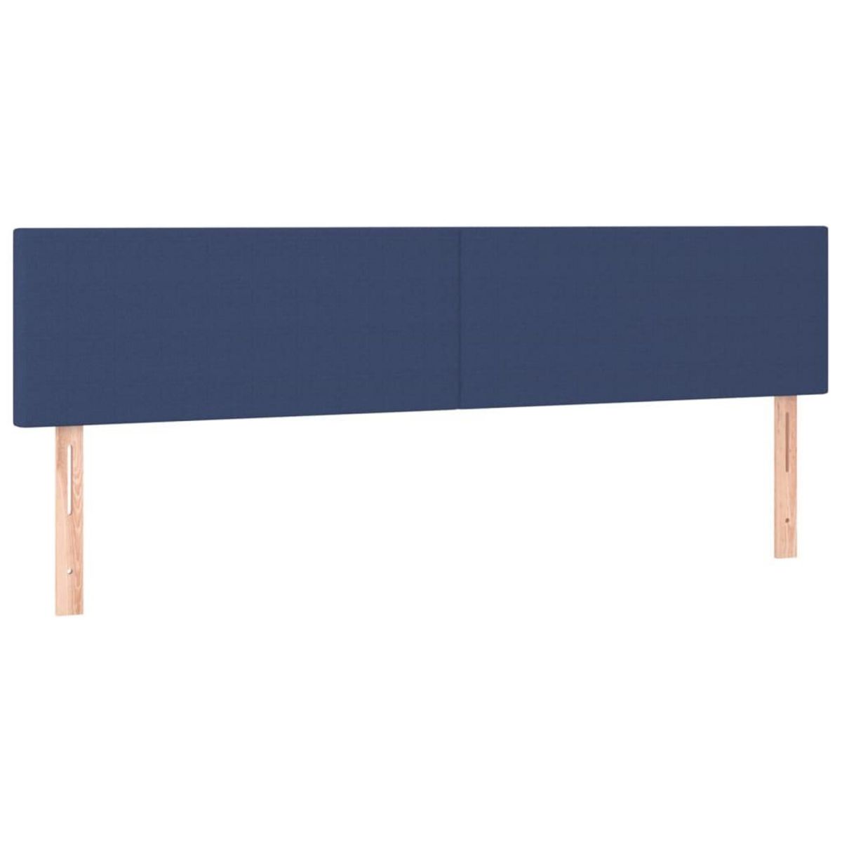 VIDAXL Tete de lit a LED Bleu 160x5x78/88 cm Tissu