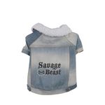 DIVERS Manteau pour chien Savage Beast - Taille S. Coloris disponibles : Bleu