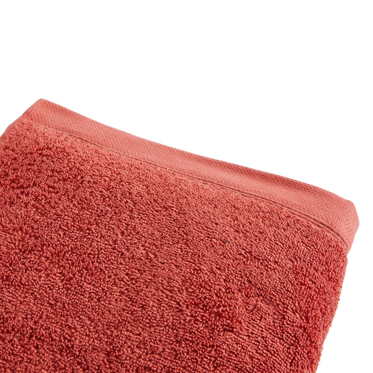 Serviette de toilette unie en coton 600 g/m²