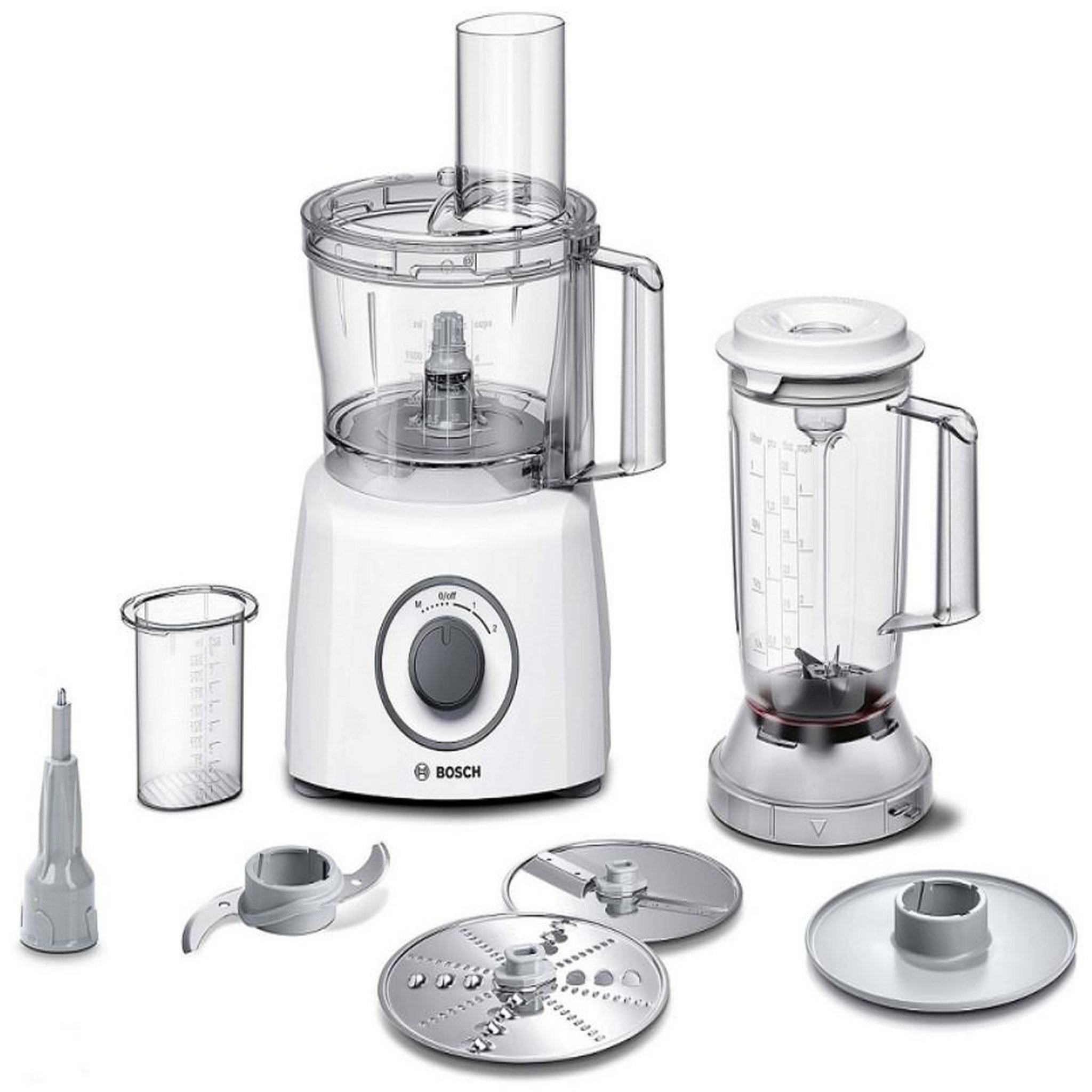 BOSCH Robot multifonctions 2.3l 800w blanc - MCM3200W