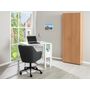 Voir la diapositive 9 : Armoire de rangement multifonctions 2 portes L70cm VISCONTI