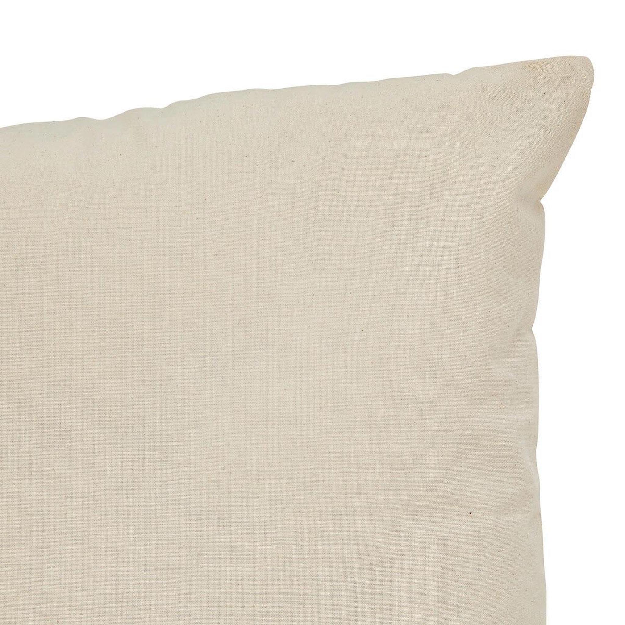 Voir la diapositive 3 : ATMOSPHERA Coussin déco à franges  malakite  50x50cm noir & blanc