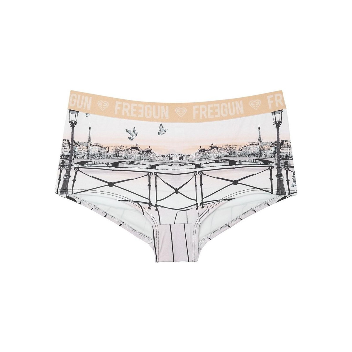 FREEGUN Lot de 2 Shortys fille Miss Freegun