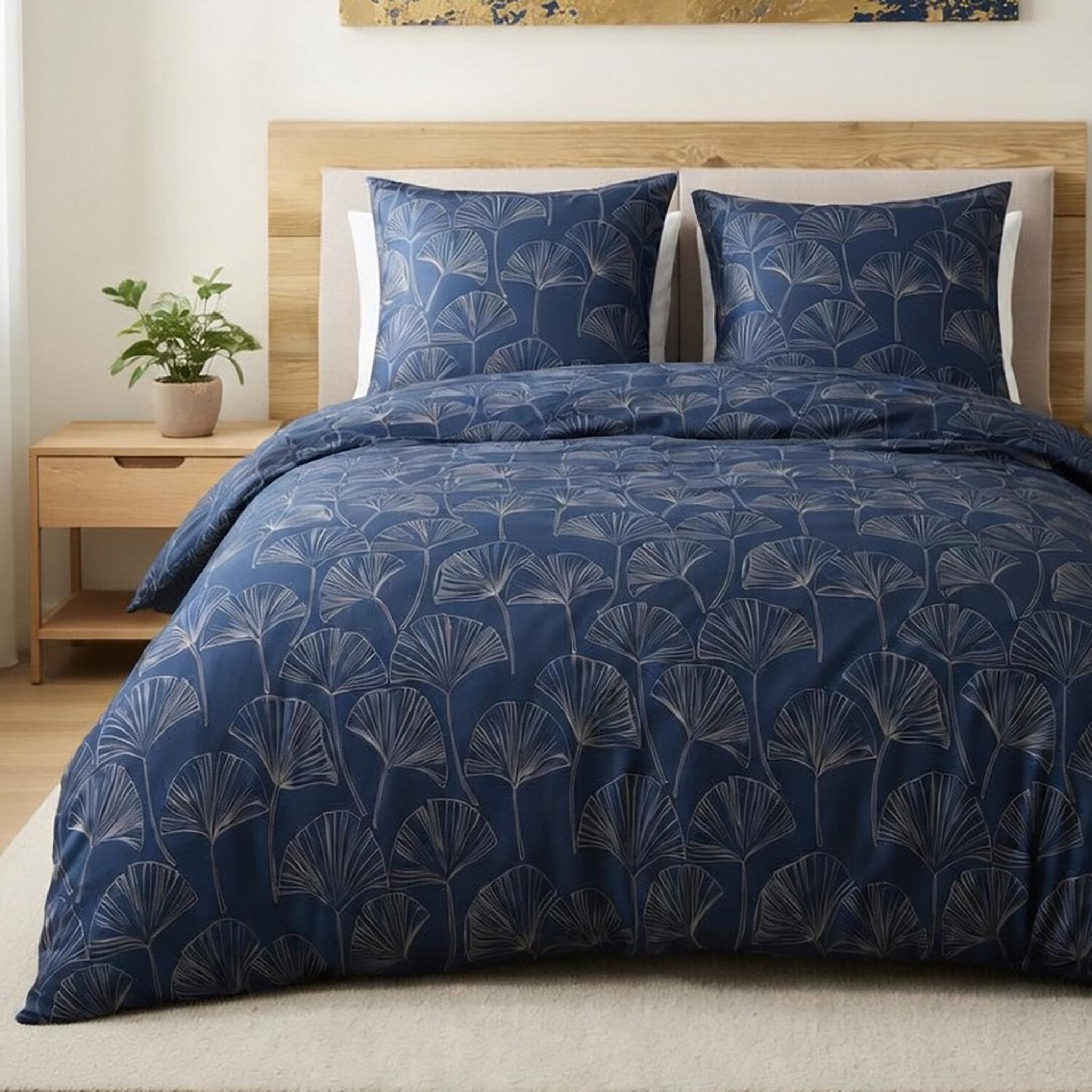 Voir la diapositive 1 : Les Ateliers du Linge Parure housse de couette 100% polyester microfibre 75gsm flavor